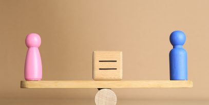 gender,equality,concept.,cube,with,equals,sign,between,male,and